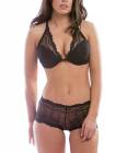 Hers by Herman  Black Lace Push-Up Bra & Boyshorts