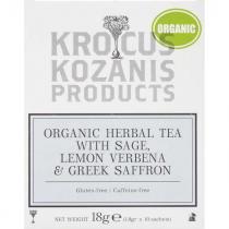 Травяной чай с шалфеем и шафраном (BIO) KROCUS KOZANIS, Греция, 1.8г х