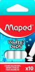Мел "WHITE PEPS" Maped, круглый, специальная формула "б