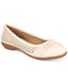 White Mountain Sarlow Perforated Flats, Only at Macy's