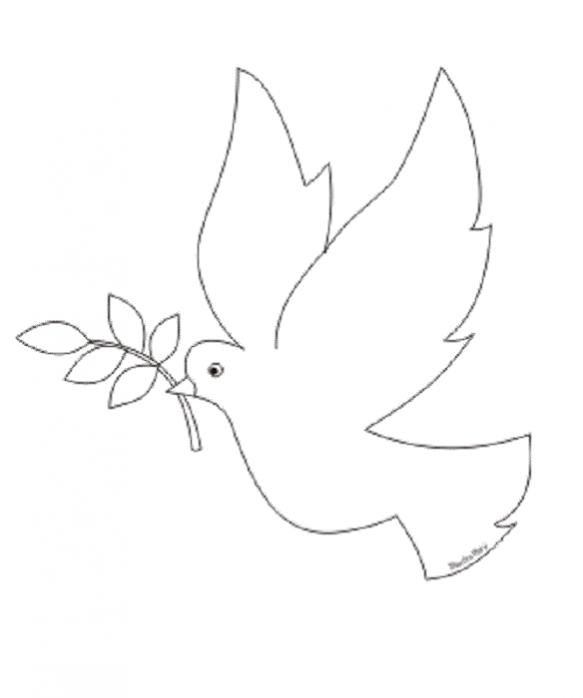 Эскиз рисунка голубь мира (39 фото) » рисунки для срисовки на азинский.рф